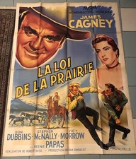 WESTERN AFFICHICHE Roger SOUBIE LA LOI DE LA PRAIRIE ROBERT WISE. James Cagney.