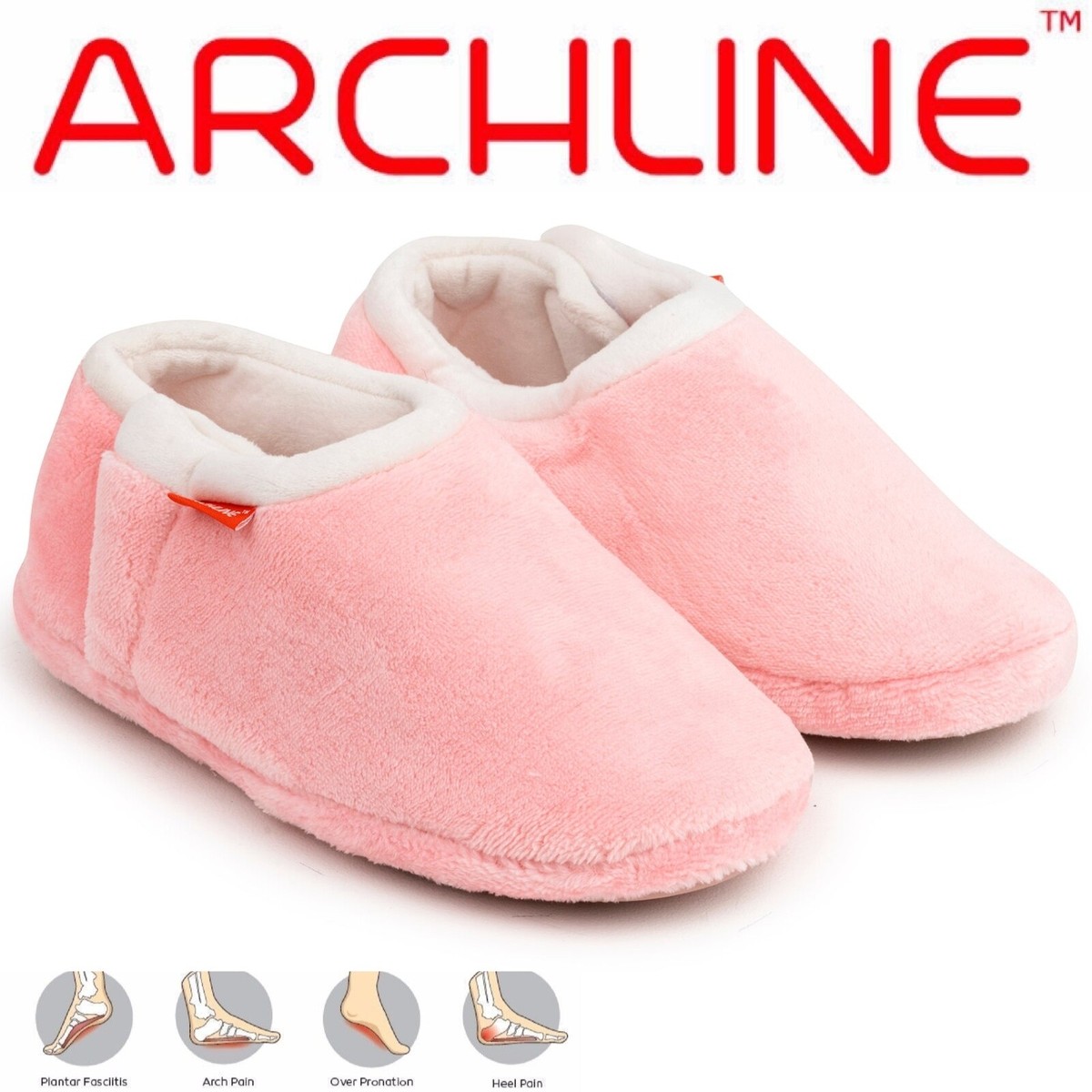 ARCHLINE Orthotic Slippers Closed Scuffs Medical Pain Relief