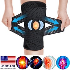 Breathable Knee Support Brace Patella Joint Pain Arthritis Relief Wrap Sport Gym