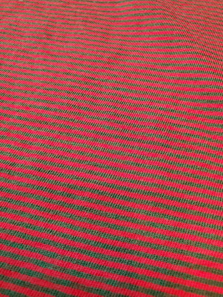 Tommy Hilfiger Shirt Striped Tutleneck Red Mens Medium 21.5x26.5 STAIN - Image 4 of 4