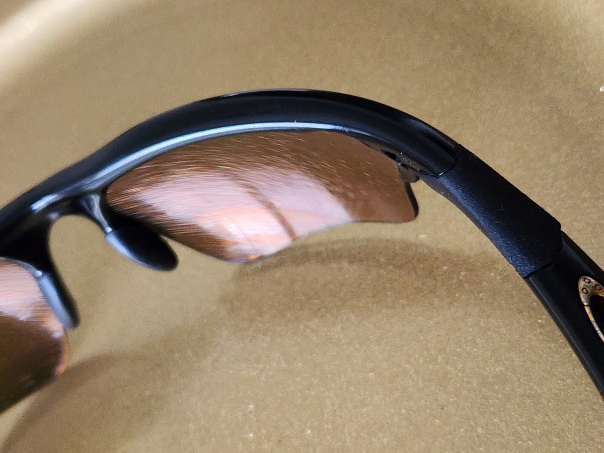 Vtg usa made Oakley Half Jacket 1.0 Sunglasses in Black