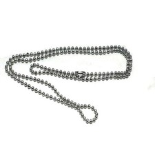 Stainless Steel 28 Inch 2mm Ball Link Neck Chain Necklace