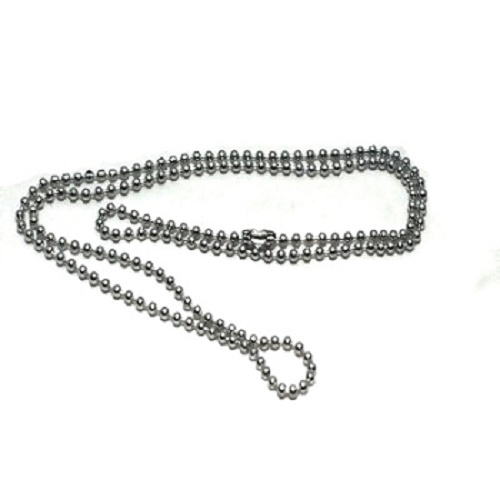 2mm Ball Link Neck Chain Necklace | eBay