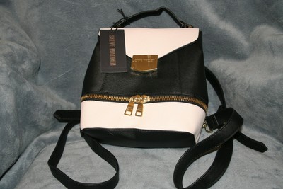leather steve madden backpack