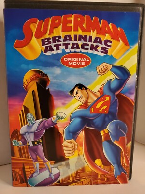 Superman: Brainiac Attacks, Original Movie (DVD, 2006) DC Comics, Used 
