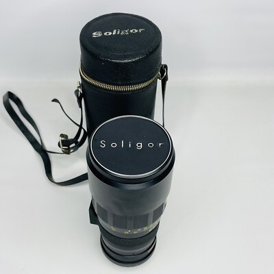 Soligor Tele-Auto 1:3.5 200mm No. H680985 Lens Made In Japan with Case