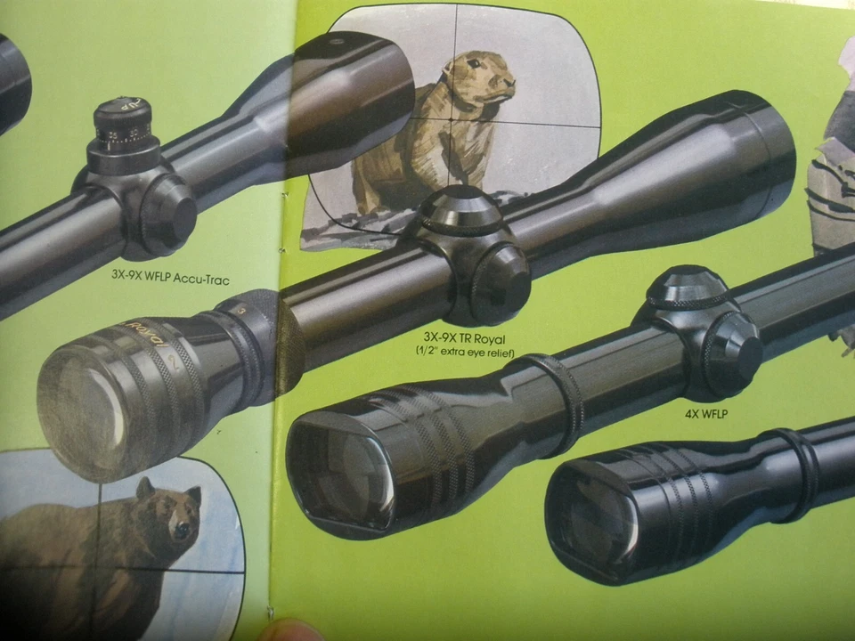 Mira para rifle clásica C 1980 REDFIELD tradicional 3X-9X Denver Colorado Foto 2 de 4