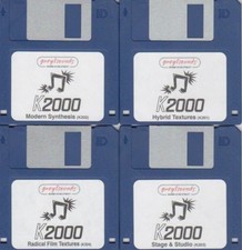 Kurzweil K2000 synth patches - 4 Floppy Disk Set