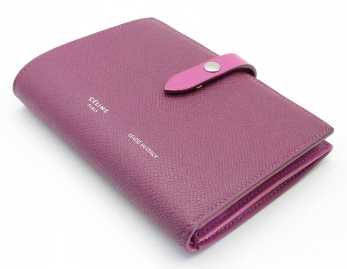 Celine Medium Multi-Function Bag Purple Leather, … - image 1