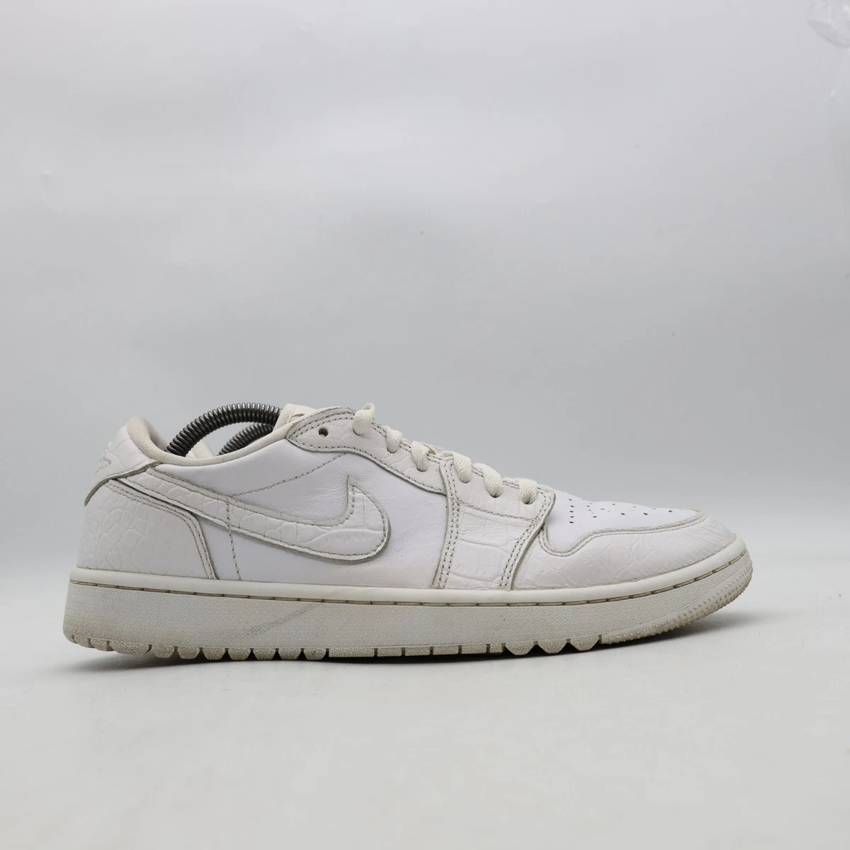 Jordan 1 Golf Low White Crocodile | eBay