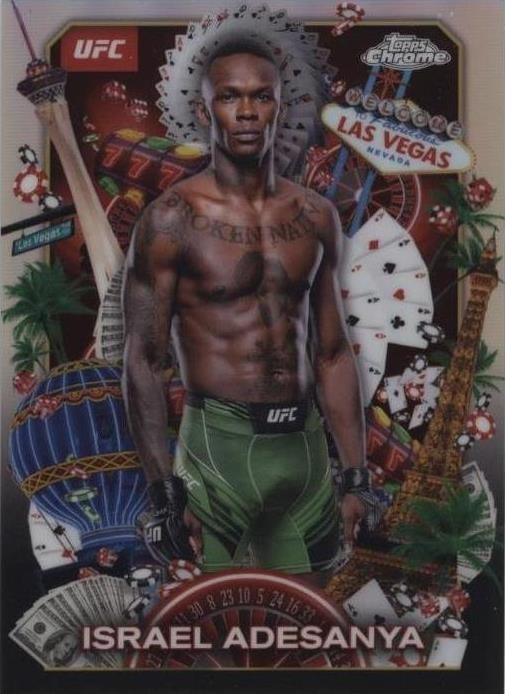 2025 Topps Chrome UFC - Israel Adesanya #TNS-11 for sale | eBay