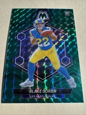 2024 Mosaic Football - Blake Corum Rookie RC Green Parallel Rams
