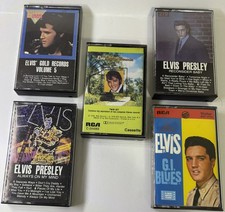 Lot Of 5 Elvis Presley Cassette Tapes