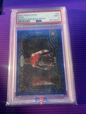 2024 Panini Prizm WWE Kane #62 Blue Under Card Prizm /25