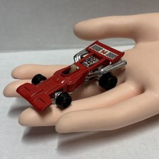 Vintage Made in Hong Kong Red Formula One 1 Race Car Toy Racer  14 Plastic