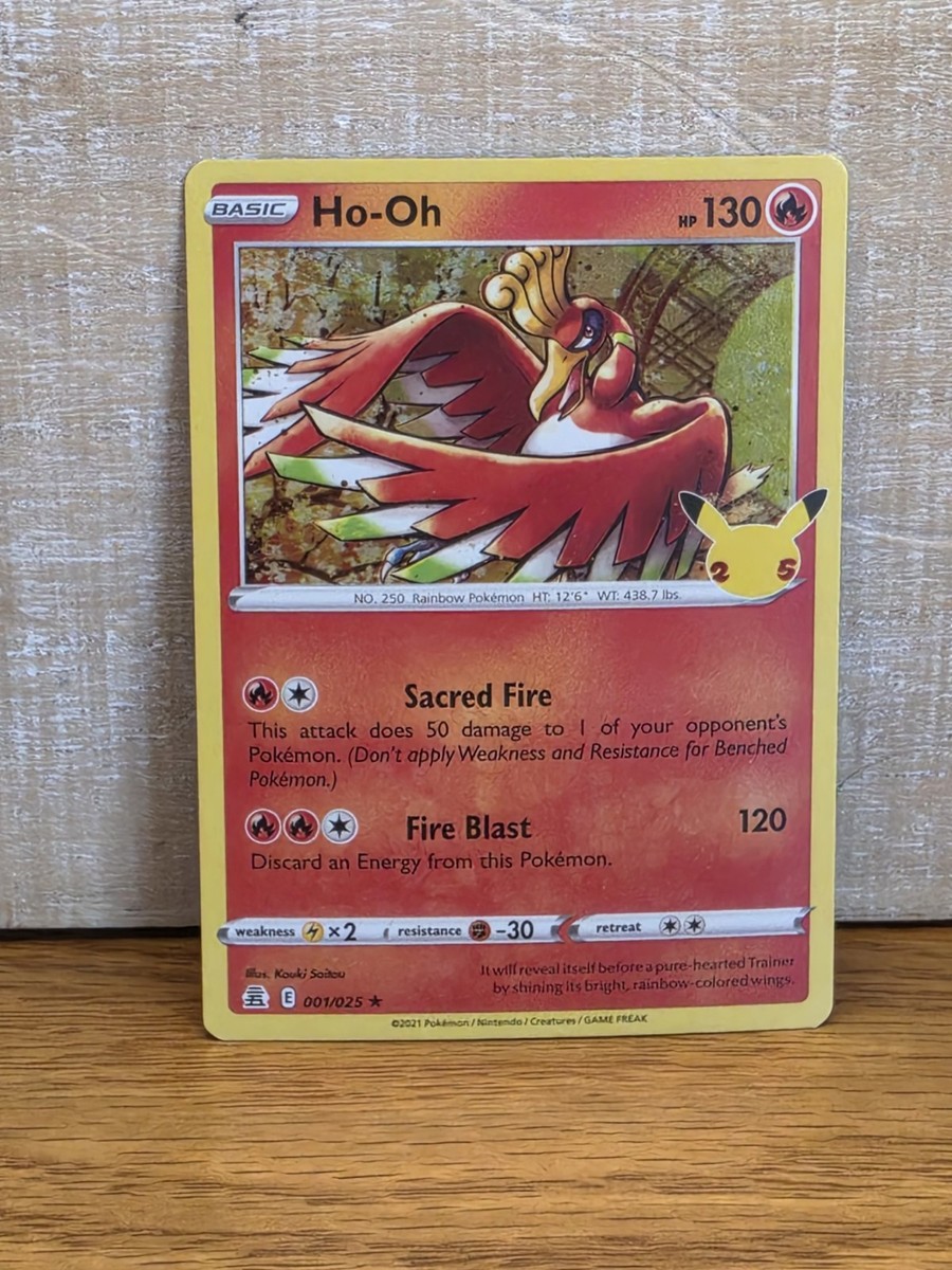 ho oh pokemon card ebay Ho-Oh V 187/195 Silver Tempest NM Full Art Pokemon Card