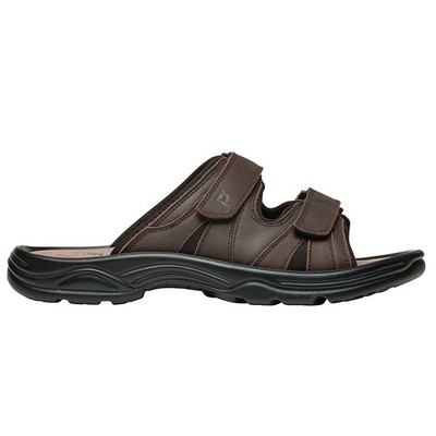 Propet Vero Slide  Mens Brown Casual Sandals MSV003LBRN