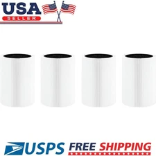 1-4 pcs For Blue Pure 411 H13 HEPA & Carbon 2-in-1 Air Filter Replacement