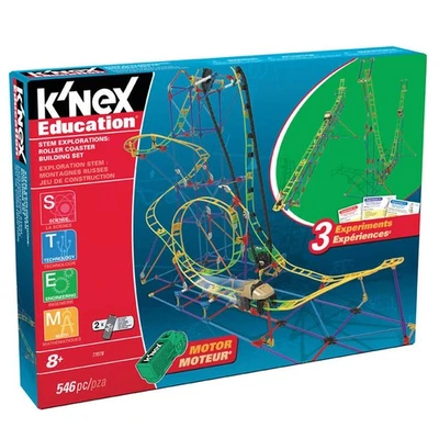 K'nex Build & Learn Achterbahn Bau-Set Kinder STEM Lernspielzeug - Bild 1 von 3