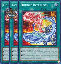 Yugioh! 3x Double Interlock BPRO-EN052 Common...