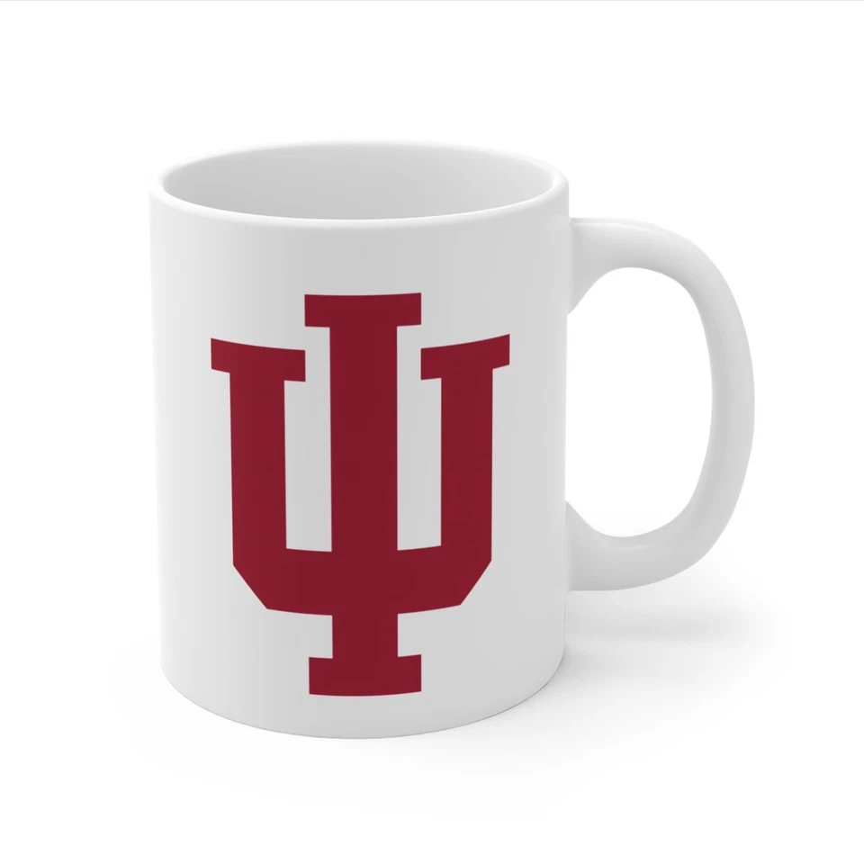 Taza de café Big 10 Champions 2025 de 15 onzas. Indiana Hoosiers Foto 2 de 3