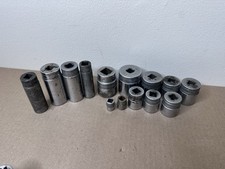 Vtg Snap-on Usa Socket Lot 14pc Sae Deep Shallow Sw Ldh 12 Drive Tools 12 Pt
