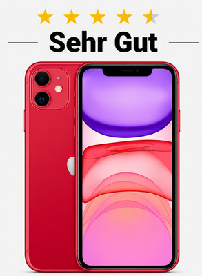 Apple iPhone 11 - 128GB - Zustand SEHR GUT - Rot   12 Monate Gewährleistung