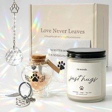 Pet Memorial Gifts for Loss of Dog Cat - Pet Loss Sympathy Gift Box with Sunc...