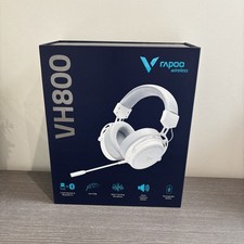 Rapoo VH800 Wireless Gaming Headset – White | Bluetooth 5.2 | RGB | New in Box