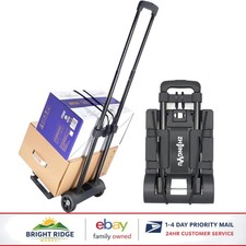 Compact Folding Dolly Cart for Luggage, Lightweight Utility with 70 lbs Capacity