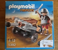 Playmobil 5392 Legion&auml;r mit Balliste R&ouml;mer Soldat Kanone Schleuder Pfeile TOP