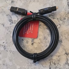 Toslink Optical Audio Cable Fiber Cable Black Less Than 10ft