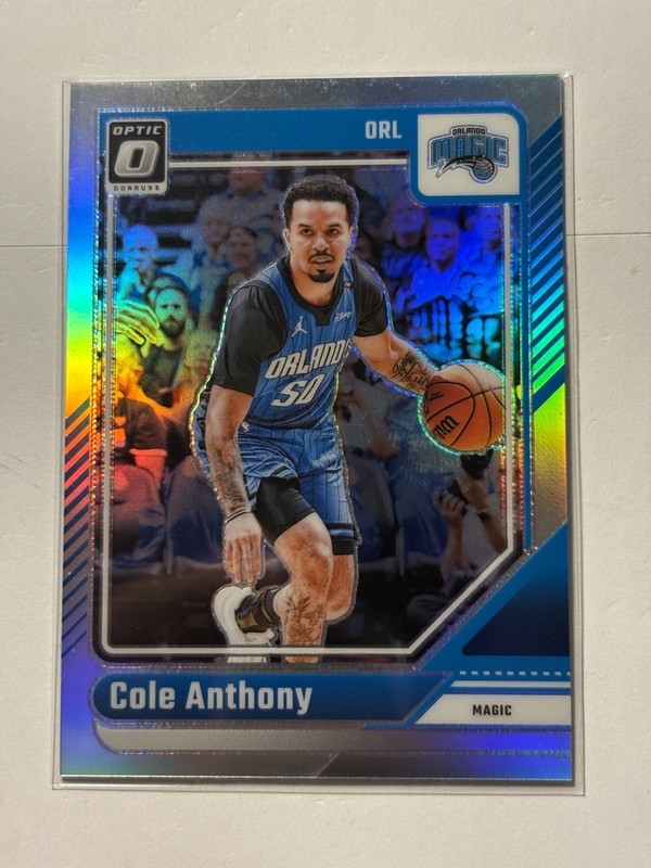 Cole Anthony 2024-25 Donruss Optic Silver Prizm Orlando Magic