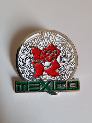 london 2012 olympic Mexico Noc Pin