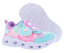 Skechers Heart Lights Lovin Reflection Infant/Toddler Shoes Size 10, Color: