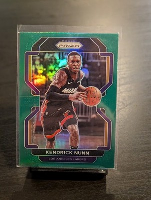2021-22 Panini Prizm Green Wave Prizm Kendrick Nunn #216