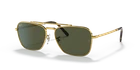 Ray-Ban New Caravan Polished Gold/Green 58 mm Sunglasses RB3636 919631 58-15