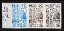France N°2144 Sociétés philatéliques vichy 1981 Essai Non dentelé imperf essai