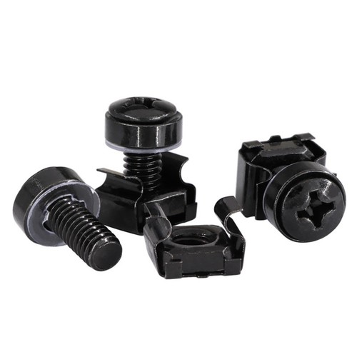Vise De Rack 50 PièCes M6X16Mm Vis de Cage de en Rack D'Ordinateur, éCrous et Ro8491 ...
