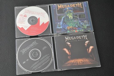 Megadeth HOLY WARS + SWEATING BULLETS CD Singles