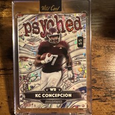 2026 Wild Card Just The Hits “Psyched” KC Conception 5/5 Cleveland Browns