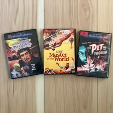 Master Of The World, The Abominable Dr. Phibes And The Pit & the Pendulum 3 DVDs