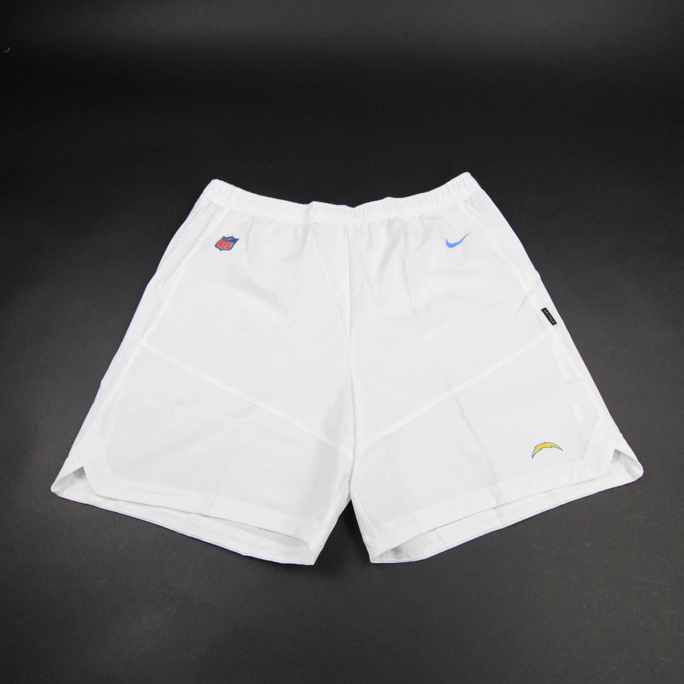 Los Angeles Chargers Nike NFL On Field Practice Shorts Men's White New