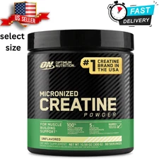 Optimum Nutrition Micronized Creatine Powder 60-120-240 Servings Unflavored