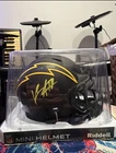Keenan Allen NFL Los Angeles Chargers Signed Riddell Mini Helmet JSA Certified