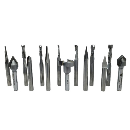 Whiteside 714 The Works 14 Pc. CNC Router Bit Set