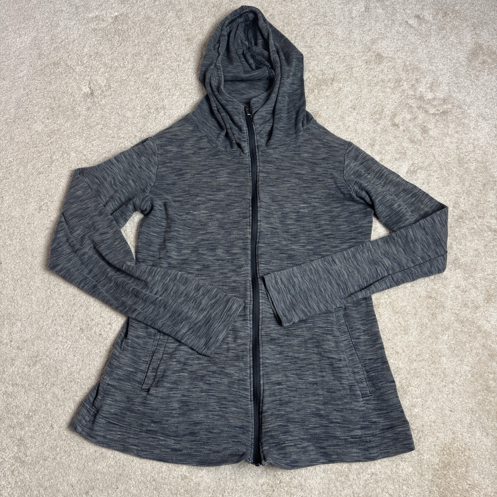 Columbia Womens Full Zip Hoodie Lightweight Jacket Small Gray