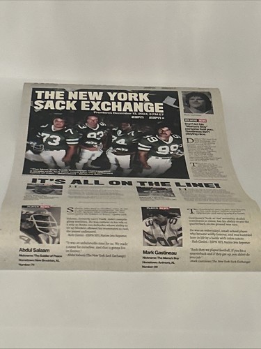 ESPN 30 FOR 30 THE NEW YORK SACK EXCHANGE. ORIGINAL POSTER. ESPN. THE NEW YORK S - Picture 3 of 24