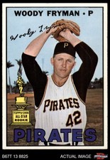 1967 Topps #221 Woody Fryman Pirates ASR 7.5 - NM+