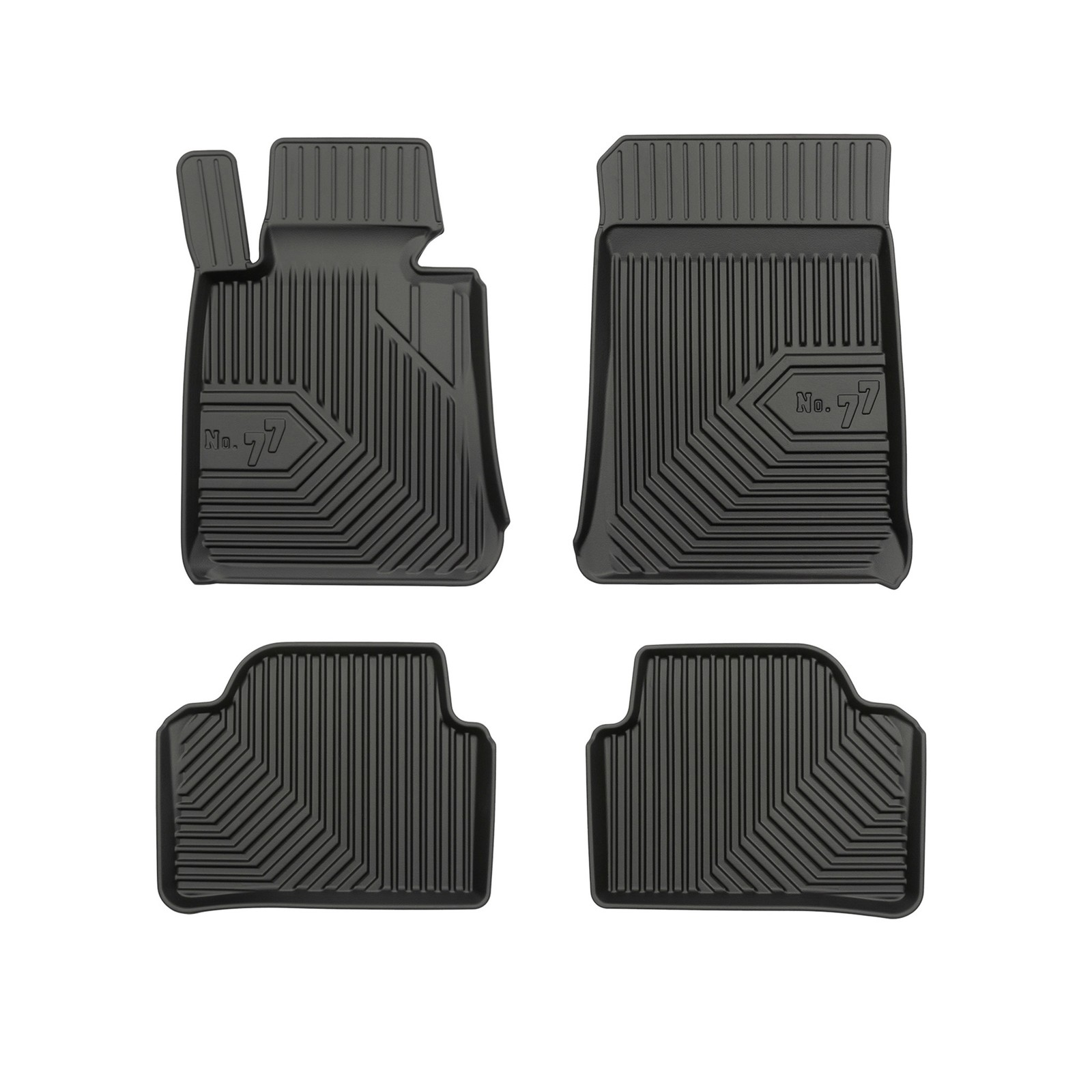 Tapis de sol BMW E92 2006-2012 étanches et antidérapants en caoutchouc TPE noir
